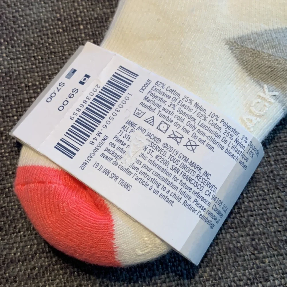 Janie and Jack Baby Boy Bundle 4 Pair of Socks